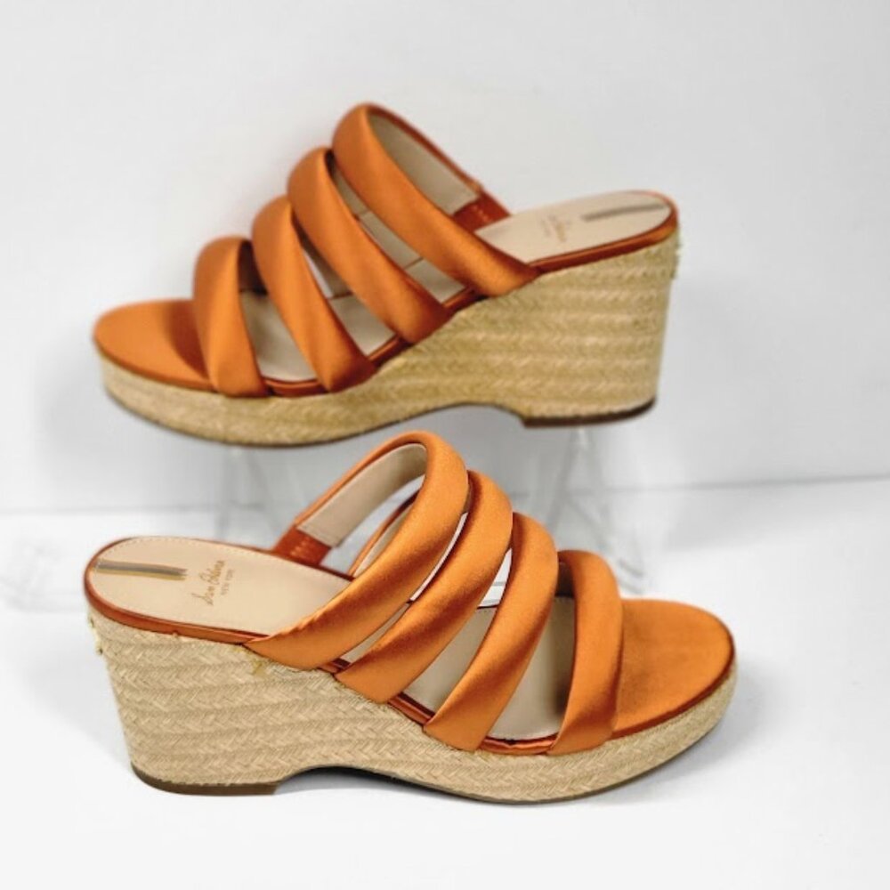 SAM EDELMAN yuki espadrilles wedge sandals Sz 7.5 NEW - Picture 3 of 9